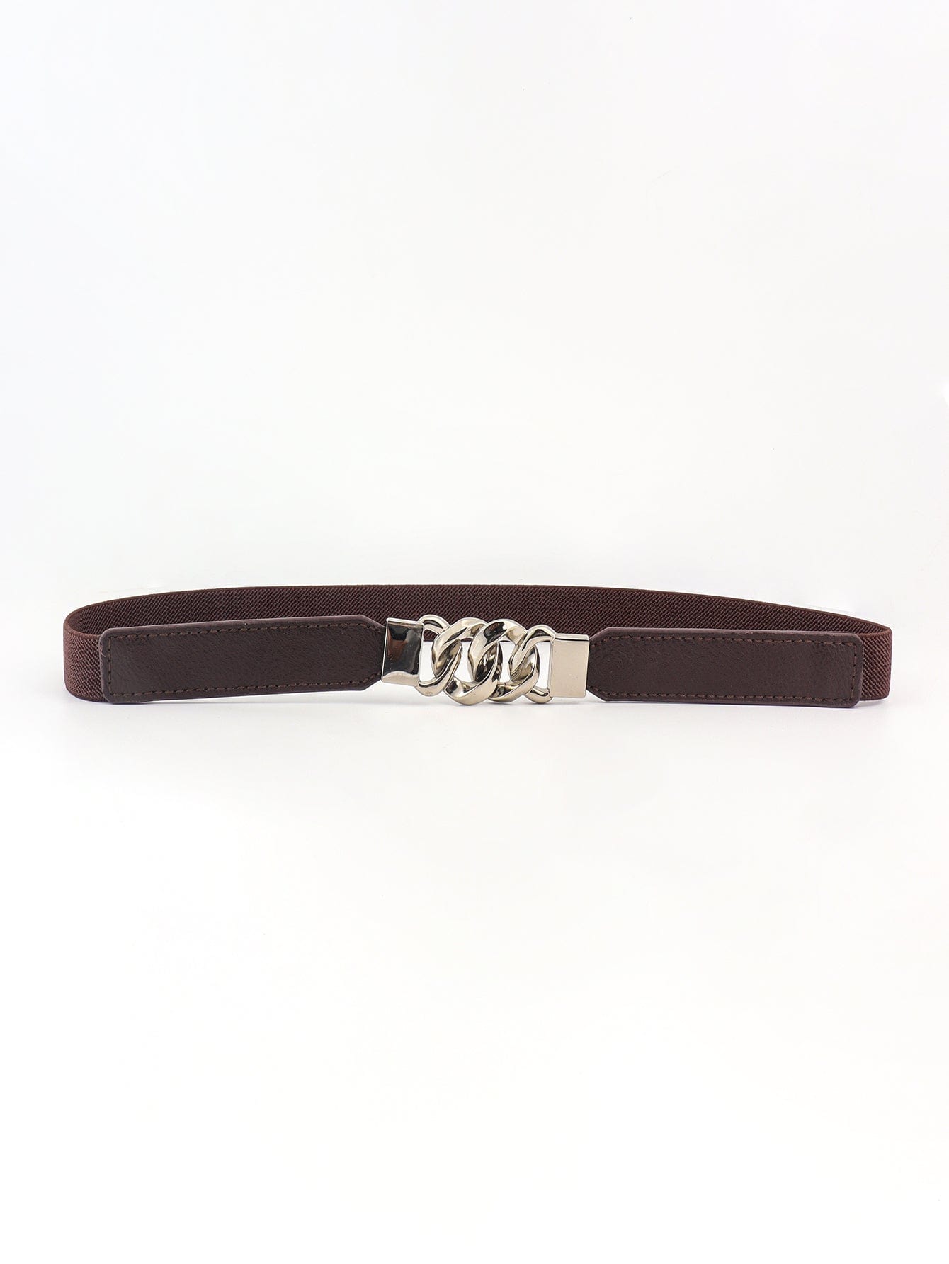 Zinc Alloy Buckle Elastic PU Belt - Body By J'ne