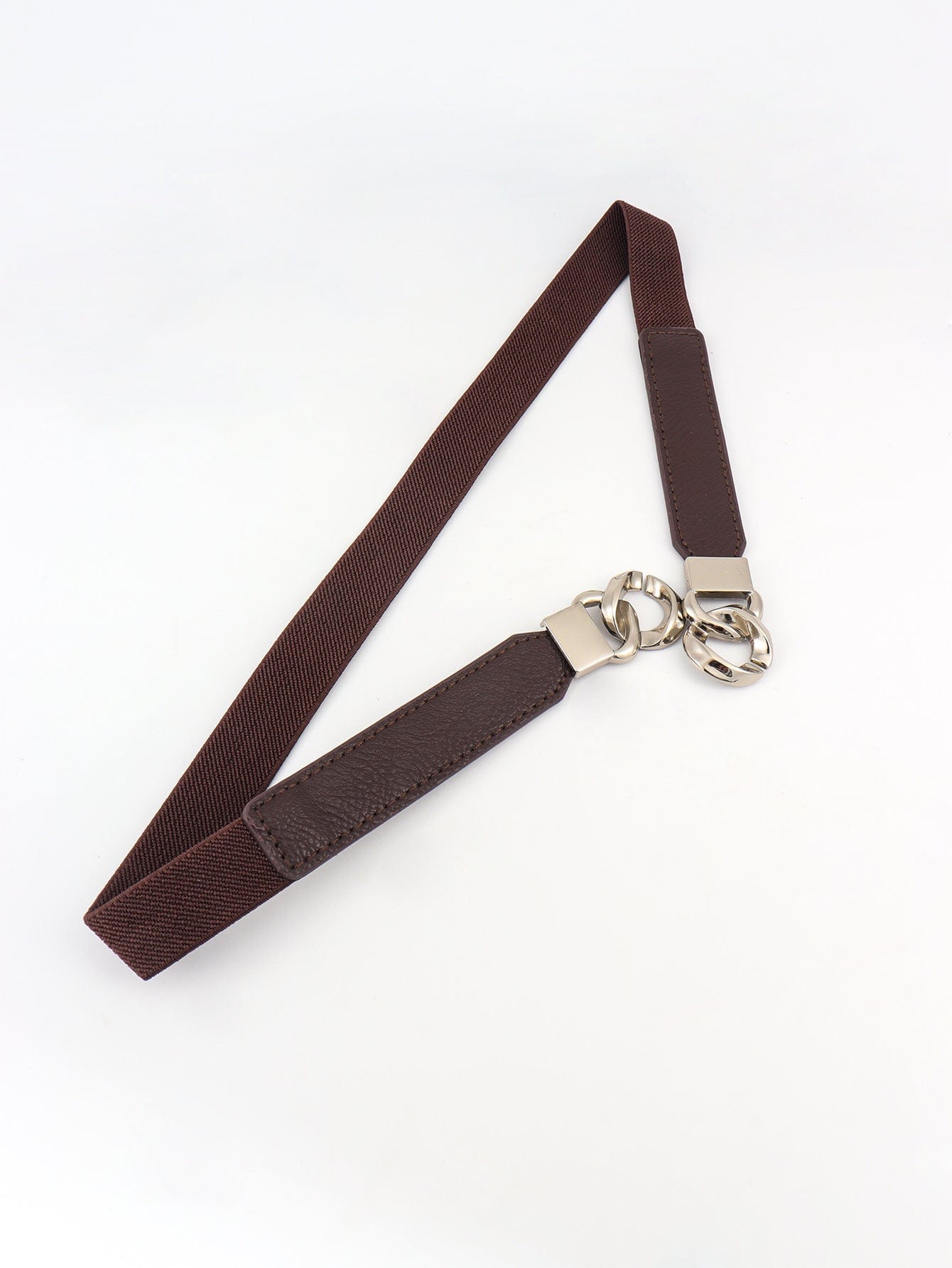 Zinc Alloy Buckle Elastic PU Belt - Body By J'ne