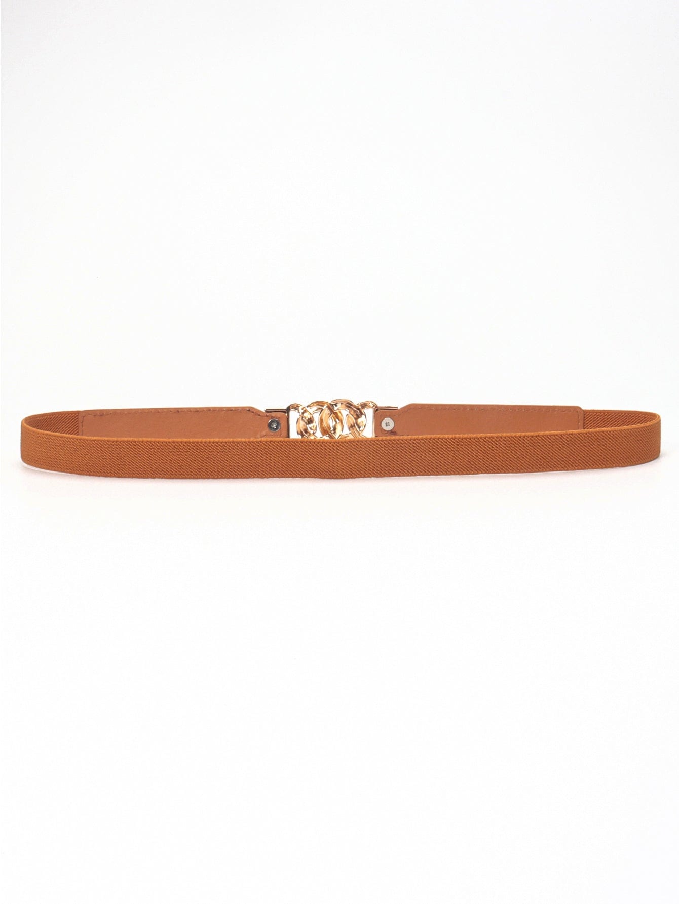 Zinc Alloy Buckle Elastic PU Belt - Body By J'ne