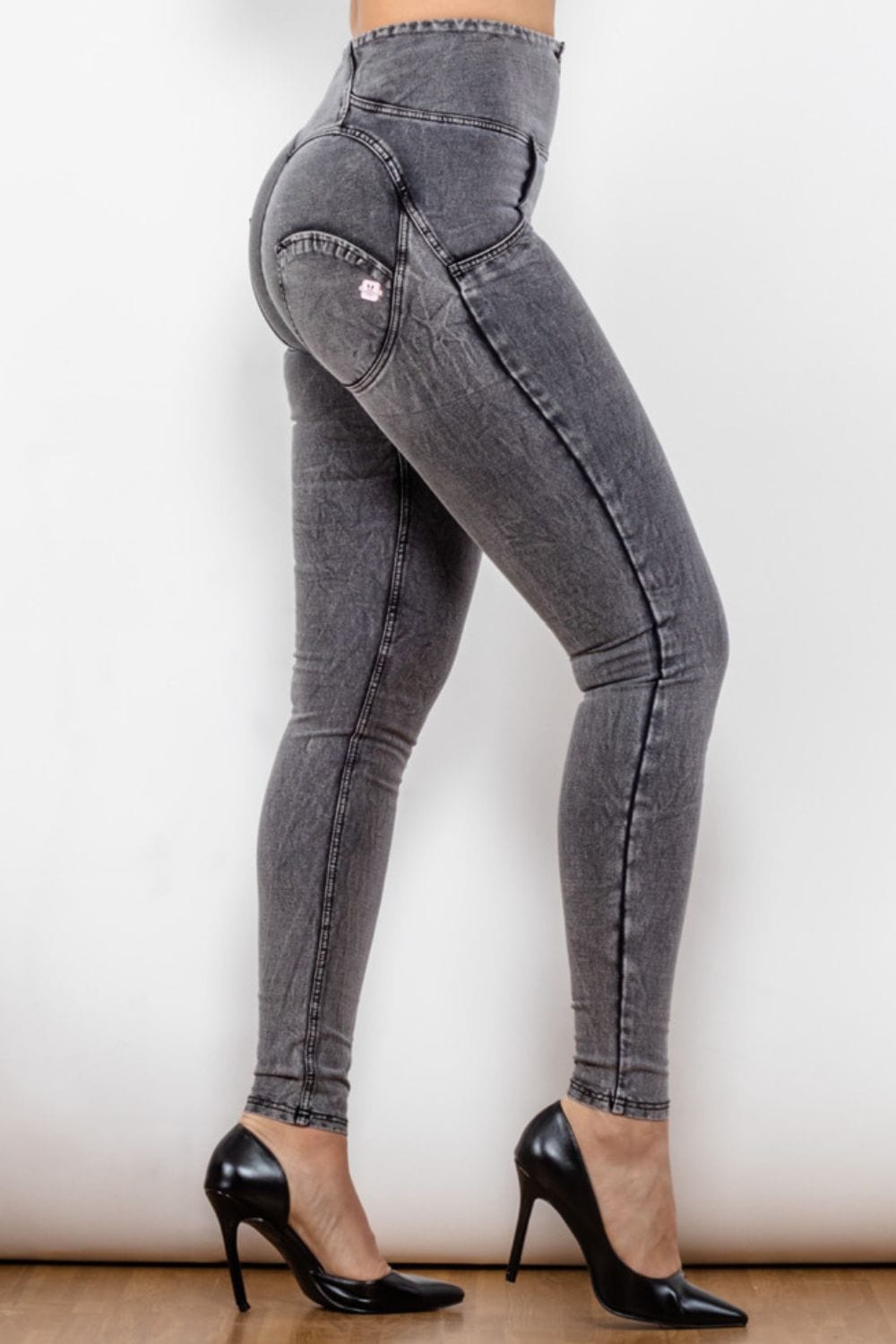 Zip Closure Skinny Jeans with Pockets - Body By J'ne