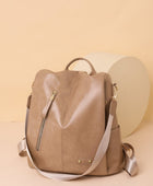 Zipper Pocket Backpack - Body By J'ne