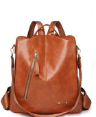 Zipper Pocket Backpack - Body By J'ne