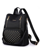 Zipper Pocket Beaded Backpack - Body By J'ne