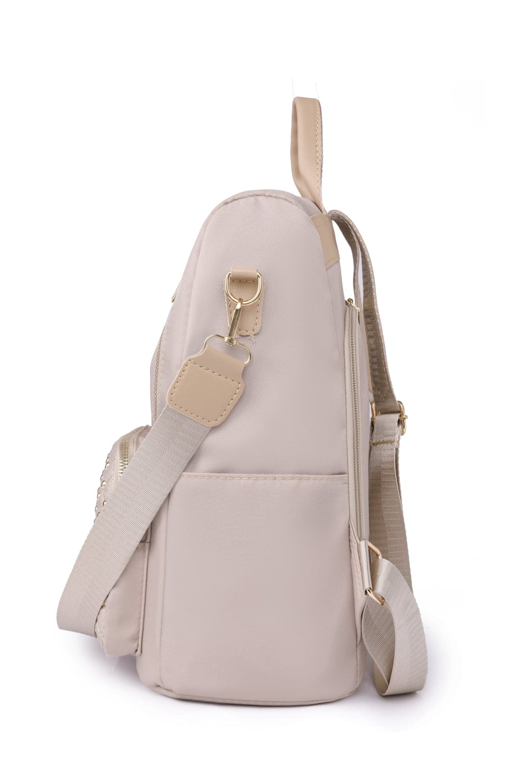 Zipper Pocket Beaded Backpack - Body By J'ne